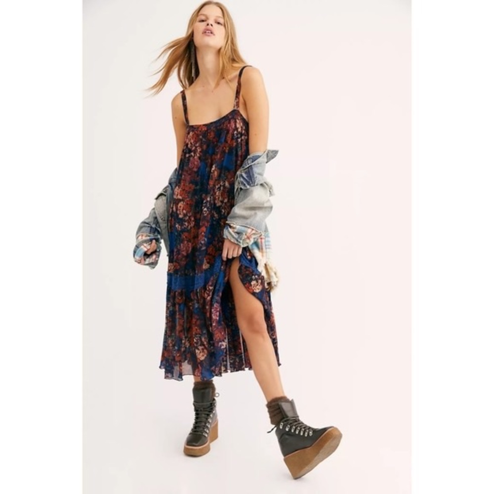 Free People More is More Midi Slip Dress